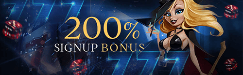 Exclusive Casino Bonus Signup Banner